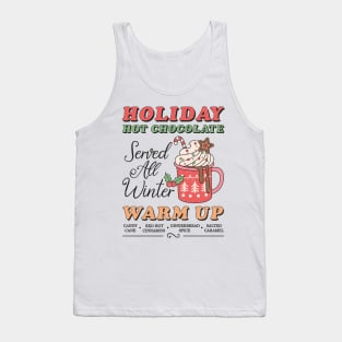 Retro Christmas Hot Chocolate Tank Top